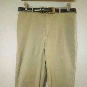Vintage Rafaella Khaki Cropped Pants Capri pants Sz 8